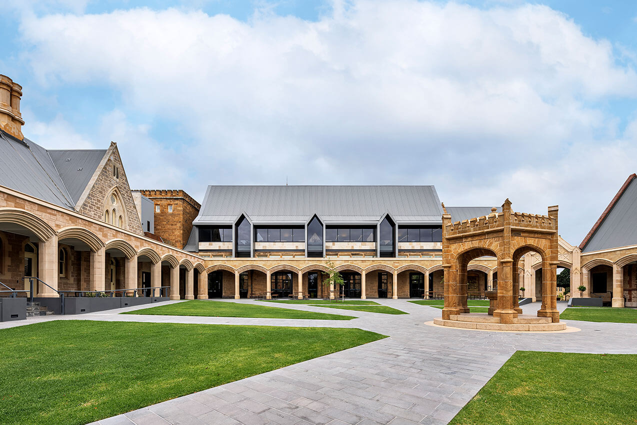 St Peter's College Big Quad Rejuvenation | Matthews Architects ...