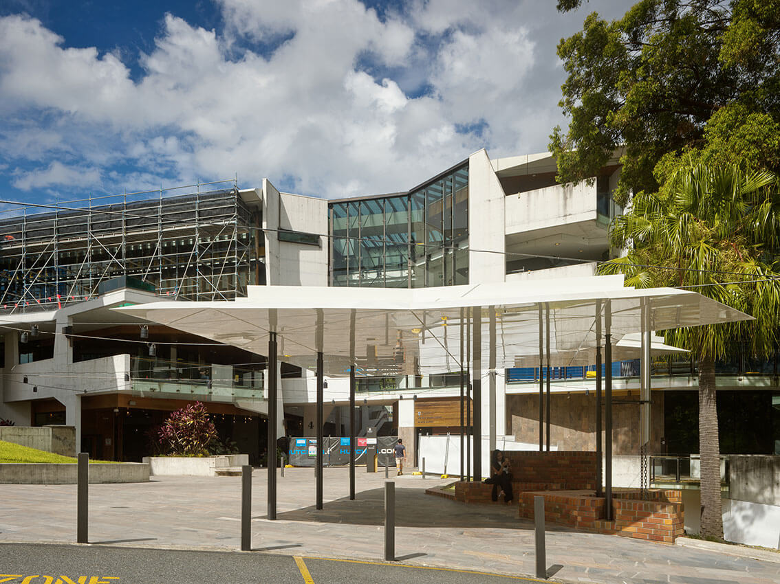 UQ Arrival Canopy | Blight Rayner Architecture - Australian Institute ...